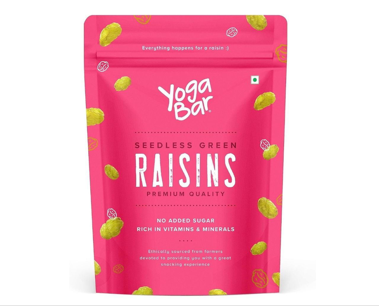 YogaBar Premium Green Raisins 500g