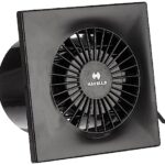 Havells Ventil Air Dxz 100Mm Exhaust Fan| Duct Size: Ø3.9, Cut Out Size: Ø4.1, Watt: 18, Rpm: 2500, Air Delivery: 90, Suitable For Kitchen, Bathroom, And Office, Warranty: 2 Years (Black)