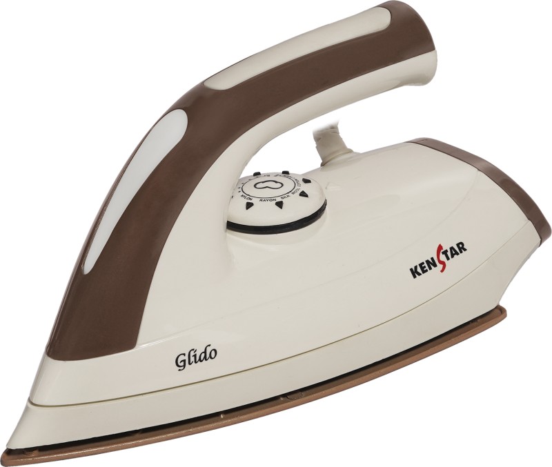 Kenstar Glido 1000 W Dry Iron(White & Golden)