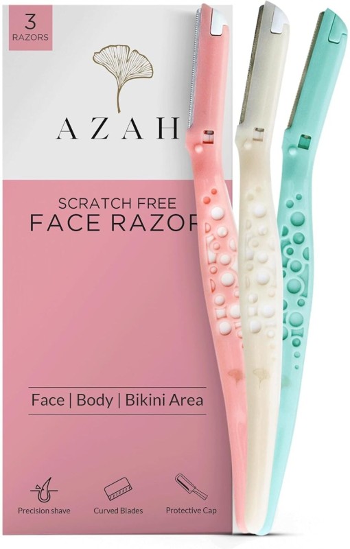 Azah Reusable German Blade Face Razor For Women-Instant & Painless Hair Removal(Pack Of 3)