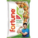 Fortune Soya Chunks, 15X More Protein Than Milk, 1Kg (Item Weight May Vary)