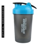 Bigmuscles Nutrition Gym Shaker Bottle [600 Ml] | Extra Compartment, Leakproof | Ideal For Protein, Preworkout & Bcaas | Bpa Free Material Sipper Bottle (Plastic, Pack Of 1, Blue)