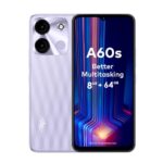 Itel A60S (4Gb Ram + 64Gb Rom, Up To 8Gb Ram With Memory Fusion | 8Mp Ai Rear Camera | 5000Mah Battery With 10W Charging | Faceunlock & Fingerprint – Moonlit Violet