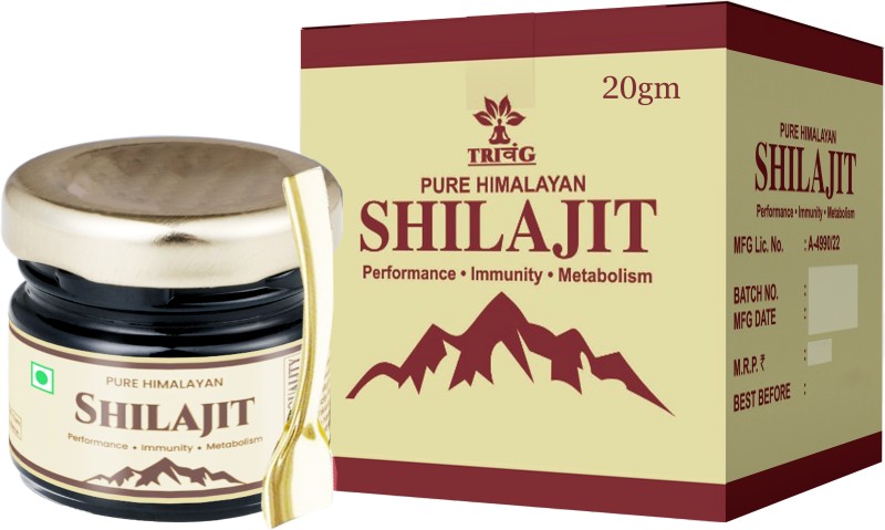 Trivang Himalayan Shilajit Resin|Rich In Fulvic Acid|For Immunity, Strength And Power|