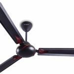 Longway Creta P1 1200 Mm/48 Inch Ultra High Speed 3 Blade Anti-Dust Decorative 5-Star Rated Ceiling Fan (Smoked Brown, Pack Of 1)