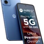 Motorola G34 5G (Ice Blue, 128 Gb)(4 Gb Ram)