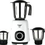 Prestige Flash Atlas 500 W Mixer Grinder (3 Jars, White, Black)