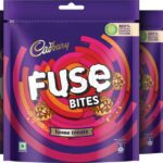 Cadbury Fuse Peanut & Caramel Filled Chocolate Home Treats Bites(4 X 108.5 G)