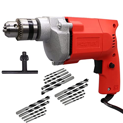 Foster Fpd-010A 400W Drill Machine With 15 Drill Bits Pistol Grip Drill  (10 Mm Chuck Size)