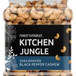 Kitchen Jungle Whole Black Pepper Cashew 1Kg / Namkeen Mari Kaju