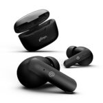 Ptron Bassbuds Duo In-Ear Wireless Earbuds, Immersive Sound, 32Hrs Playtime, Clear Calls Tws Earbuds, Bluetooth V5.1 Headphone, Type-C Fast Charging, Voice Assist & Ipx4 Water Resistant (Black Matt)