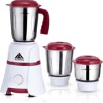 Athots Hardy Pro Powerful Hybrid 100% Copper Motor 700 Mixer Grinder (3 Jars, Light Brown , White)