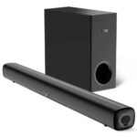 Boat Aavante Bar Mystiq Soundbar With 100W Rms Signature Sound, 2.1 Ch,Multi-Connectivity Modes,Bt V5.3,Wired Subwoofer,Eq Modes,Bass & Treble Control & Remote Control(Pitch Black)