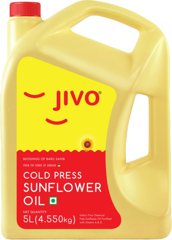 Jivo Sunflower Cooking 5 Litre Sunflower Oil Can(5 L)