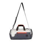 Gear Cross Training 22L Medium Water Resistant Travel Duffle Bag/Gym Bag/Sports Duffle For Men/Women – Grey Orange