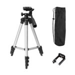 Tygot Adjustable Aluminium Alloy Tripod Stand Holder For Mobile Phones & Camera, 350 Mm -1020 Mm, 1/4 Inch Screw + Mobile Holder Bracket