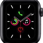 Apple Watch Series 5 Gps + Cellular(Black Strap, Regular)