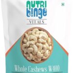 Nutri Binge Vitals Whole Cashews W400 500G Cashews(500 G)