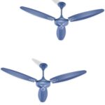 Moonstruck Suprimo-Fb-10 1200 Mm Energy Saving 3 Blade Ceiling Fan(Star Blue, Pack Of 2)