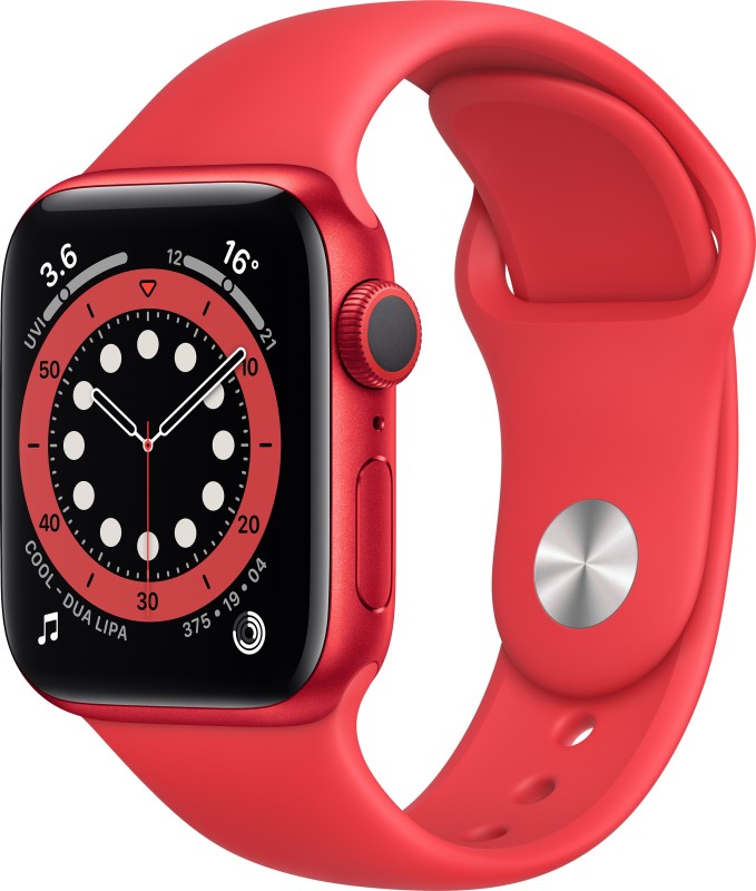 Apple Watch Series 6 Gps(Red Strap, Regular)