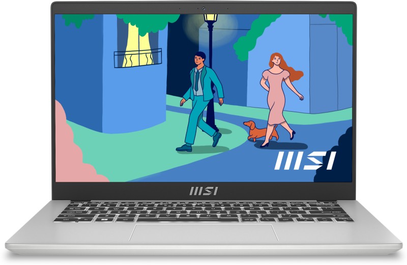 Msi Intel Core I3 12Th Gen 1215U – (8 Gb/256 Gb Ssd/Windows 11 Home) Modern 14 C12M-446In Thin And Light Laptop(14 Inch, Urban Silver, 1.4 Kg)