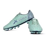 Vector X Cyber Football/Soccer Shoe (Sea Green-Navy, Numeric_10)