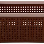 Nayasa Plastic Frill Basket, (Brown), 3 Liter