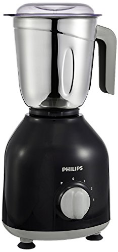 Philips Hl7756 Mixer Grinder 750 Watt, 3 Stainless Steel Multipurpose Jars With 3 Speed Control And Pulse Function (Black)