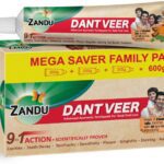 Zandu Dantveer, Indias 1St With Irimedadi Oil, Fights 9 Dental Problems Toothpaste(600 G)