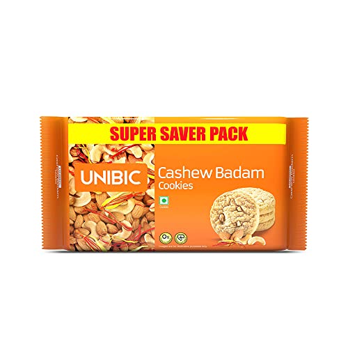 Unibic Foods Cashew Badam Cookies, 500 G