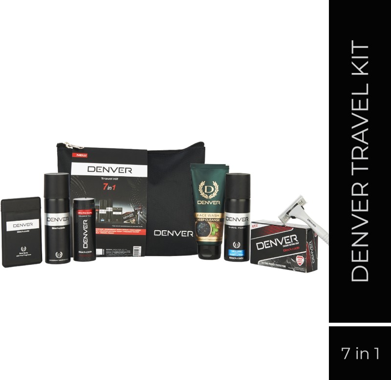 Denver Blackcode Men’S Grooming Kit(7 Items In The Set)