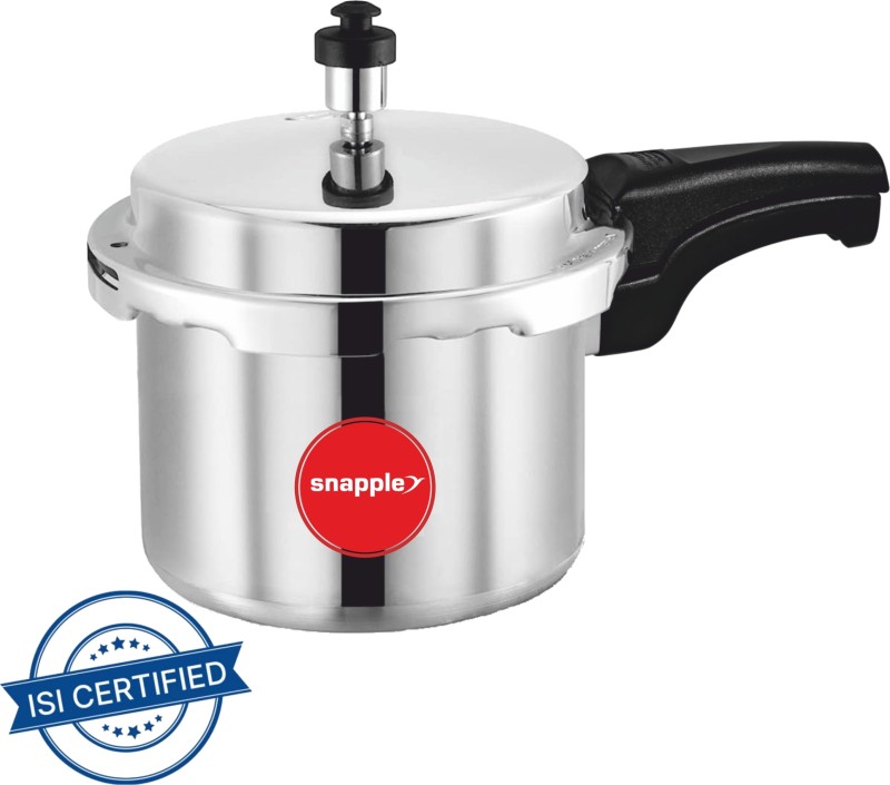 Snapple 3 Liter Pressure Cooker Outer Lid Isi Certified 5 Year Warranty 3 L Pressure Cooker(Aluminium)