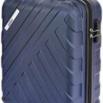 Safari Ray 53 Cms Small Cabin Polypropylene Hard Sided 4 Wheels 360 Degree Wheeling System Luggage/Suitcase/Trolley Bag, Midnight Blue