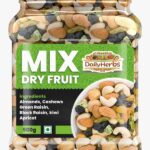 Dailyherbs Mixed Dry Fruits Almonds, Cashews, Raisins, Apricots, Kiwi(500 G)