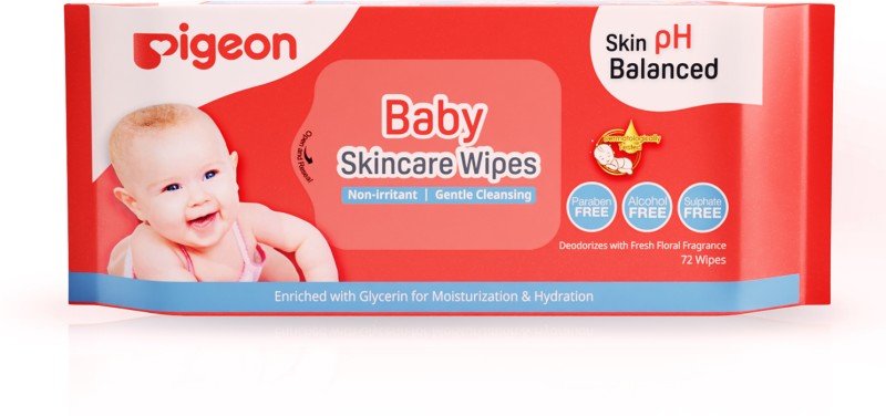 Pigeon Baby Skincare Wipes 72 Sheets