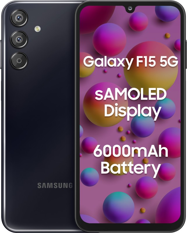 Samsung Galaxy F15 5G (Ash Black, 128 Gb)(6 Gb Ram)