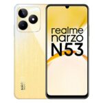 Realme Narzo N53 (Feather Gold, 4Gb+64Gb) 33W Segment Fastest Charging | Slim Smartphone | 90 Hz Smooth Display