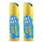 Set Wet Deodorant For Men Cool Avatar Refreshing Mint, 150Ml (Pack Of 2)