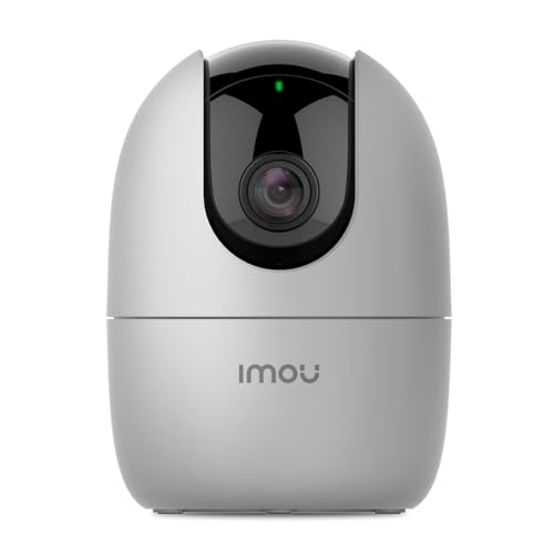 Imou 360° 1080P Full Hd Security Camera, Human Detection, Motion Tracking, 2-Way Audio, Night Vision, Dome Camera With Wifi & Ethernet Connection, Alexa Google Assistant, Up To 256Gb Sd Card Support