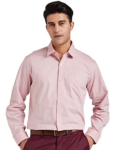 Amazon Brand – Symbol Men’S Solid Regular Shirt (Aw17Mfs20_Red1 38)