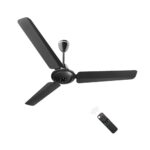 Atomberg Efficio Alpha 1200Mm Bldc Motor 5 Star Rated Classic Ceiling Fans With Remote Control | High Air Delivery Fan With Led Indicators | Upto 65% Energy Saving | 1+1 Year Warranty (Gloss Black)