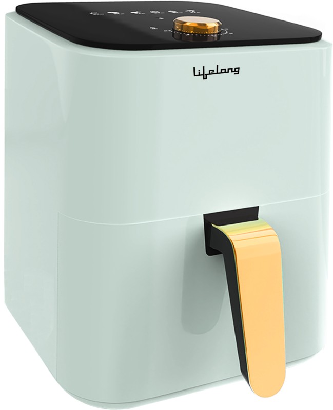 Lifelong Llhfd423 1200W With Hot Air Circulation Technology With Timer Selection | Uses Up To 90% Less Oil | Fry, Grill, Roast, Reheat And Bake, Semi Digital Air Fryer(4 L)