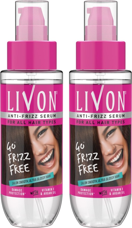 Livon Hair Serum For Women & Men, All Hair Types For Smooth, Frizz Free & Glossy Hair(200 Ml)