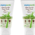 Mamaearth Aloe Gentle  With Aloe Vera & Glycerin For Sensitive Skin (Pack Of 2) Face Wash(300 Ml)