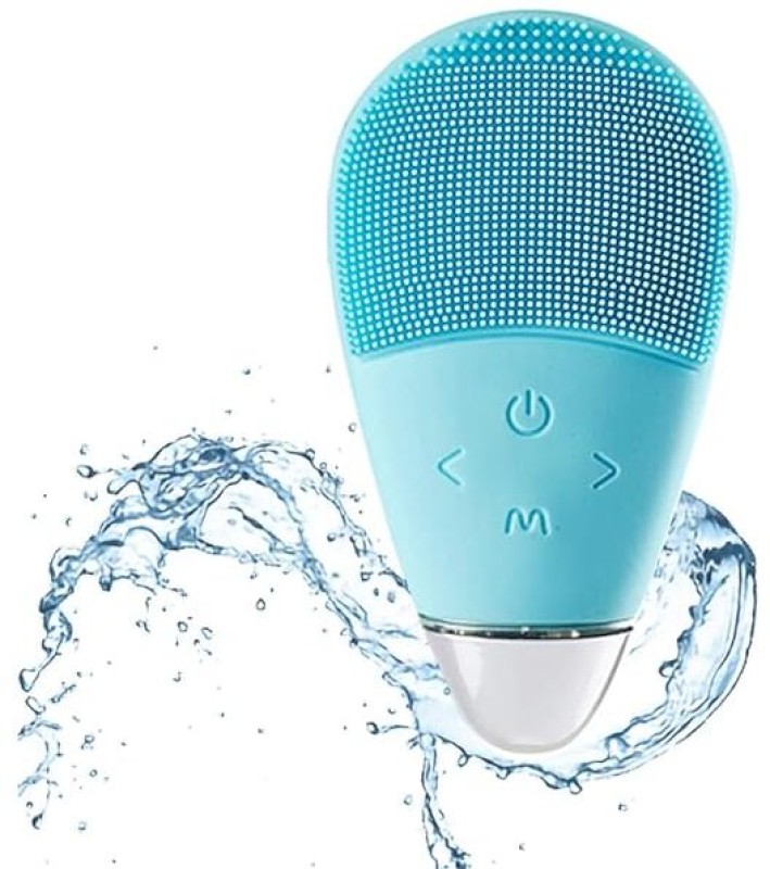 Lifelong 351 Lifelong Llm351 Facial Cleansing Massager Brush, Rechargeable Electric Handheld Massager(Blue)