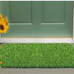 Status Artificial Grass Floor Door Mat In Home Kitchen Office Entrance Mats (12 X 18 Inch)