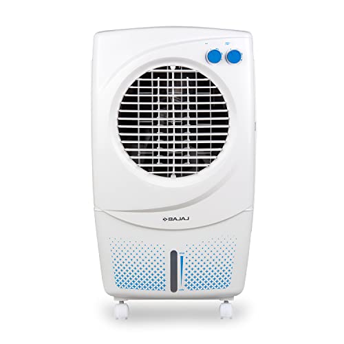 Bajaj Px97 Torque New 36L Personal Air Cooler For Room With Duramarinepump (2-Yr Warranty By Bajaj), Turbofan Technology, Powerful Air Throw & 3-Speed Control, Portable Air Cooler For Home, White