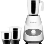 Amerex 500 Watt Mixer Grinder With 3 Jars, Stainless Steel Blades, 500 Watt, 2 Years Warranty, White