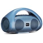 Ptron Newly Launched Fusion Go 10W Portable Bluetooth Speaker With 6Hrs Playtime, Immersive Sound, Auto-Tws Function, Supports Bt/Usb/Sd Card/Aux Playback & Lightweight (Blue)