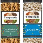 Temperado Premium Quality Cashew & California Almonds| Kaju & American Badam| Jar Pack 500Gm Each Almonds, Cashews(2 X 0.5 Kg)